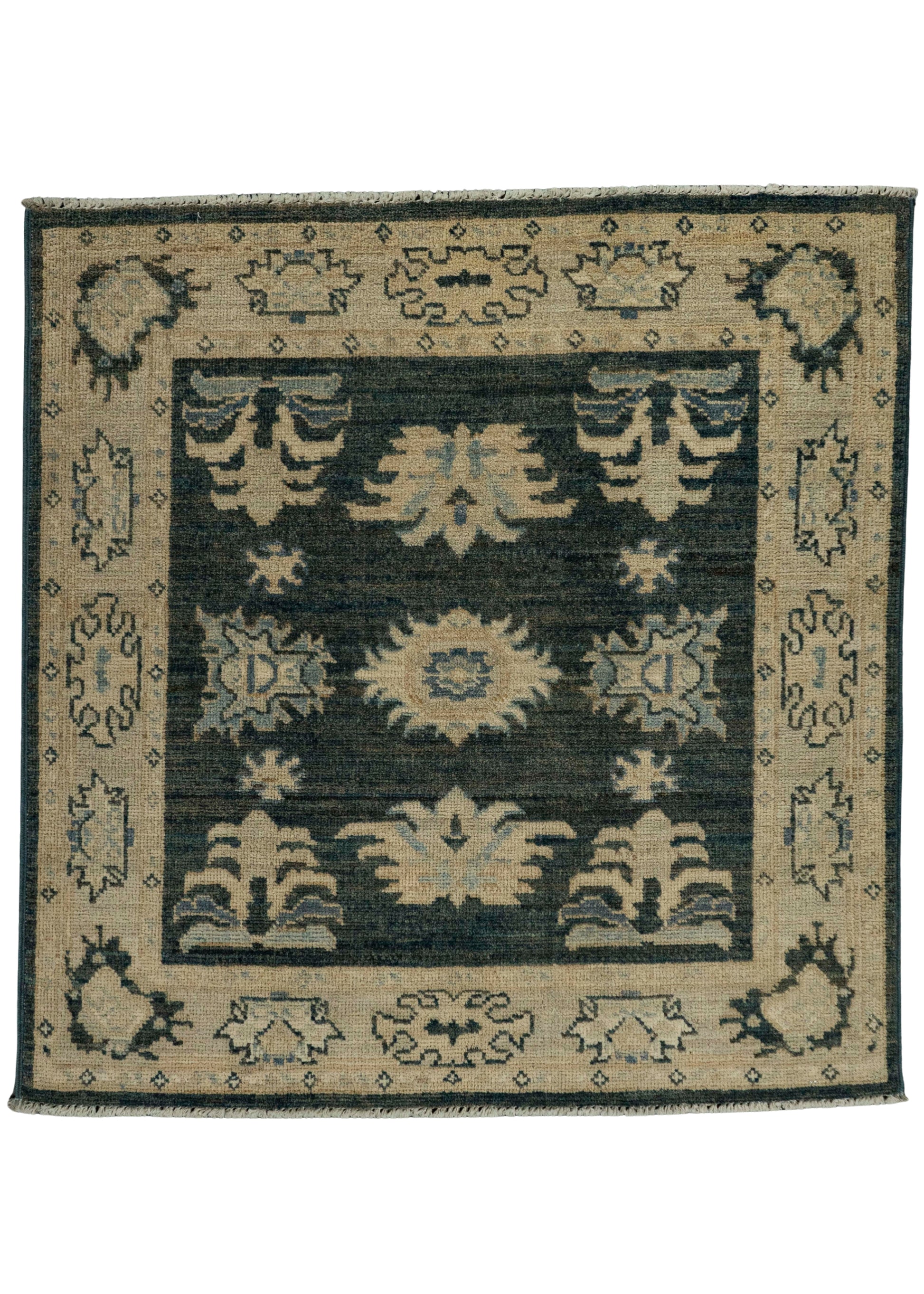Oushak Square Rug 3' x 3'1"  #21346