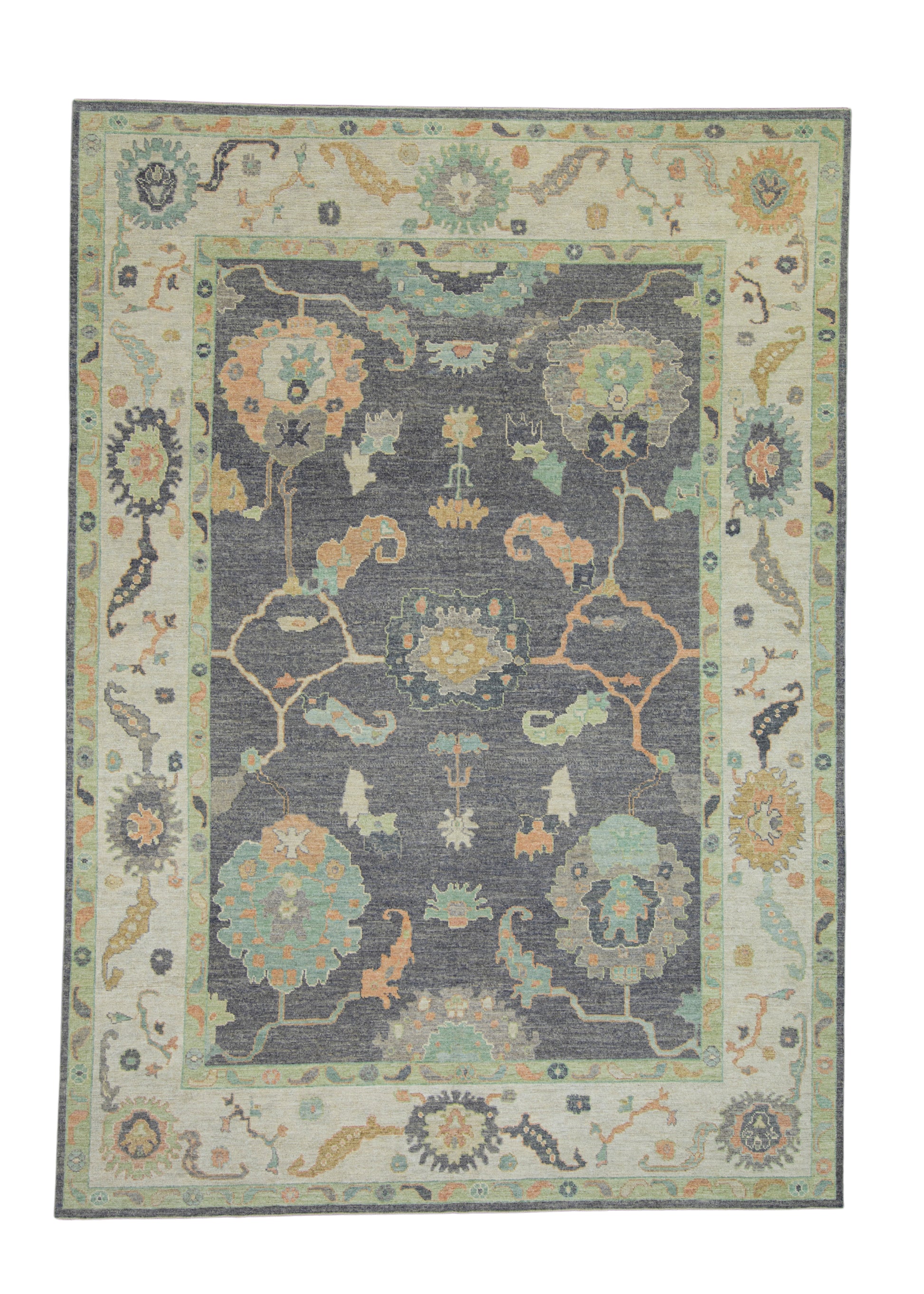 Turkish Oushak Rug 9'11" x 14' #16539