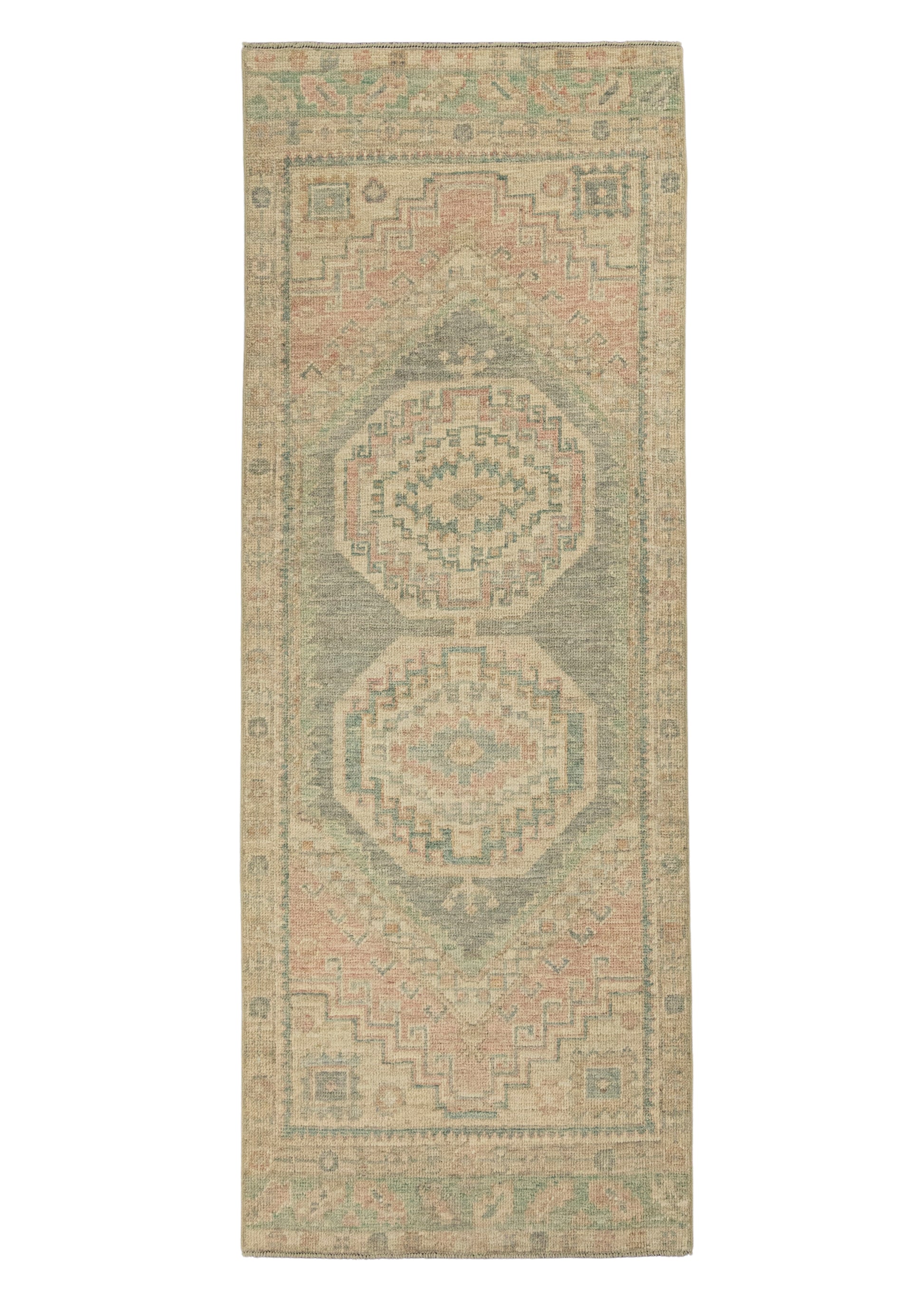 Turkish Oushak Rug 2'10" x 7'7" #20241