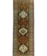 Turkish Antique Runner Rug 3'9" x 10'10" #23666