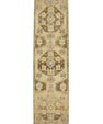 Turkish Vintage Anatolian Runner Rug 3'3" x 13'4" #17137