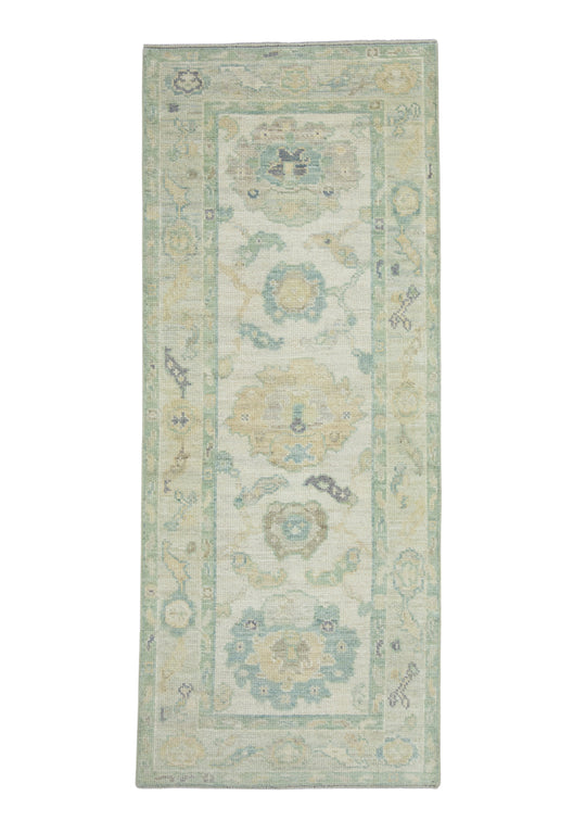 Turkish Oushak Runner Rug 2'8" x 6'6" #17510