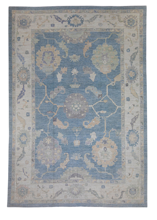 Turkish Oushak Rug 12'1" x 17'5" #16475