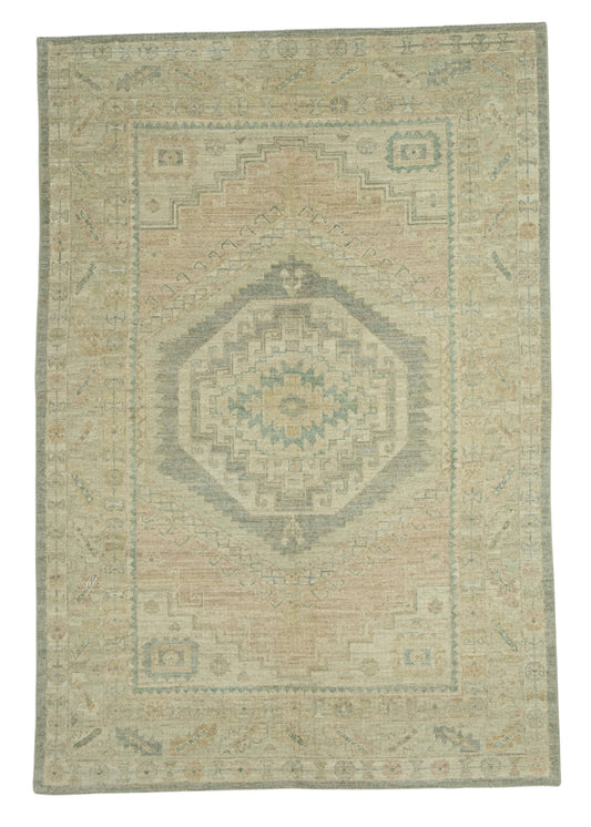 Turkish Oushak Rug 6'1" x 9' #20314