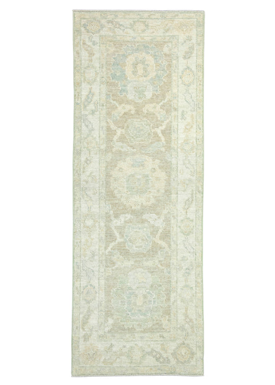 Turkish Oushak Rug 2'2" x 6' #19484