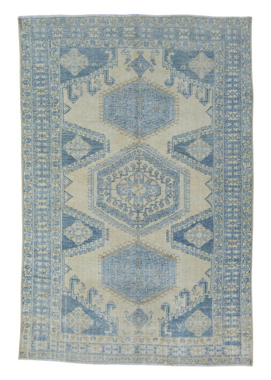 Oriental Handwoven Vintage Rug 7'3" x 10'10" #17895