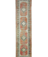 Turkish Vintage Anatolian Runner Rug 3'3" x 12'10" #17461