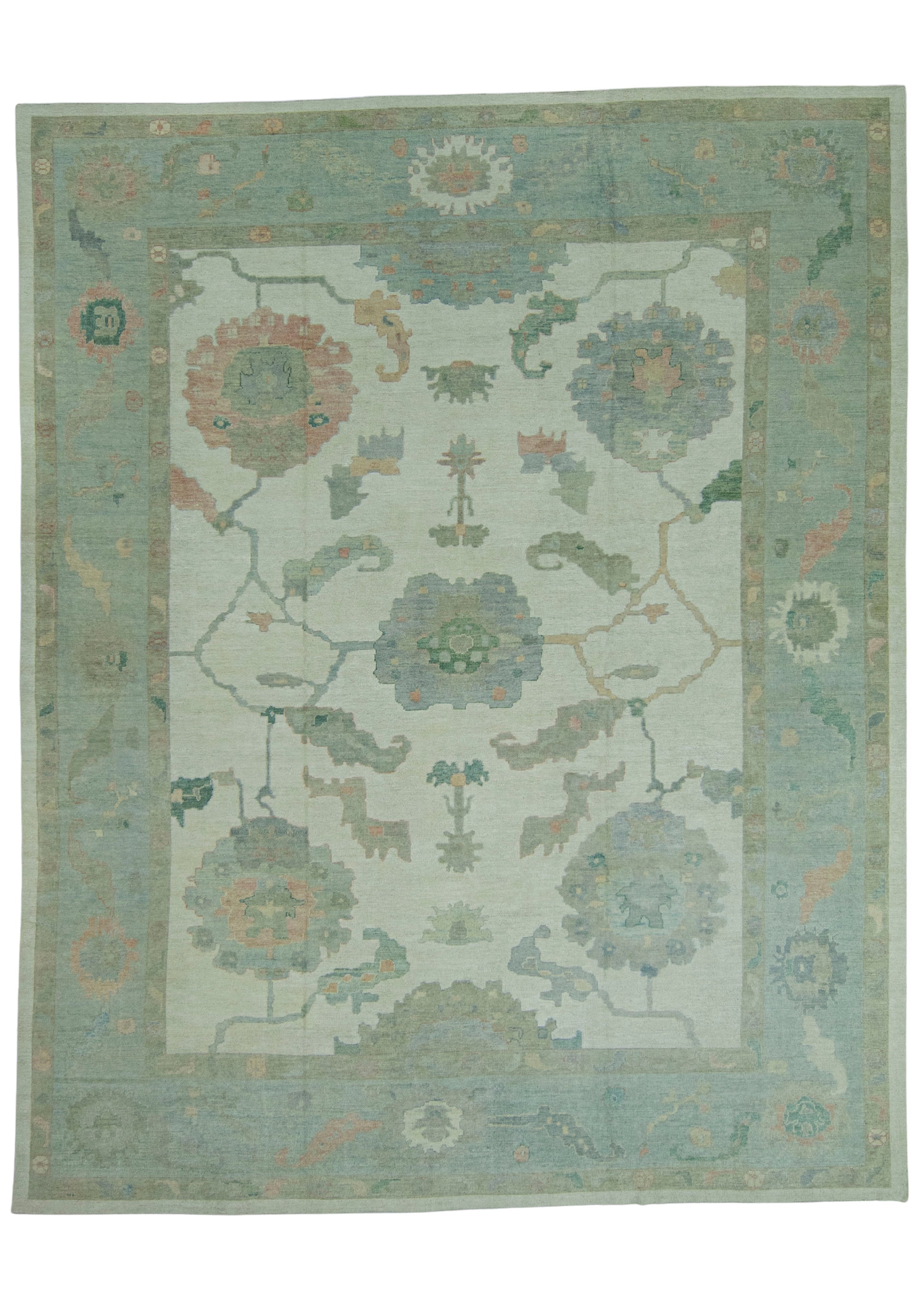 Turkish Oushak Rug 13'1" x 16'5" #19510