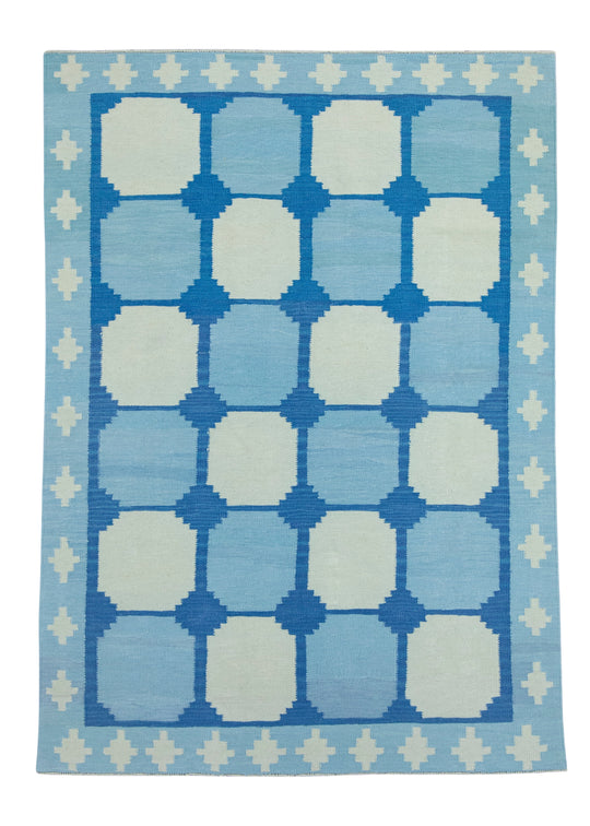 Turkish Kilim Oriental Handmade Flatweave 5'3" x 7'3" #18158