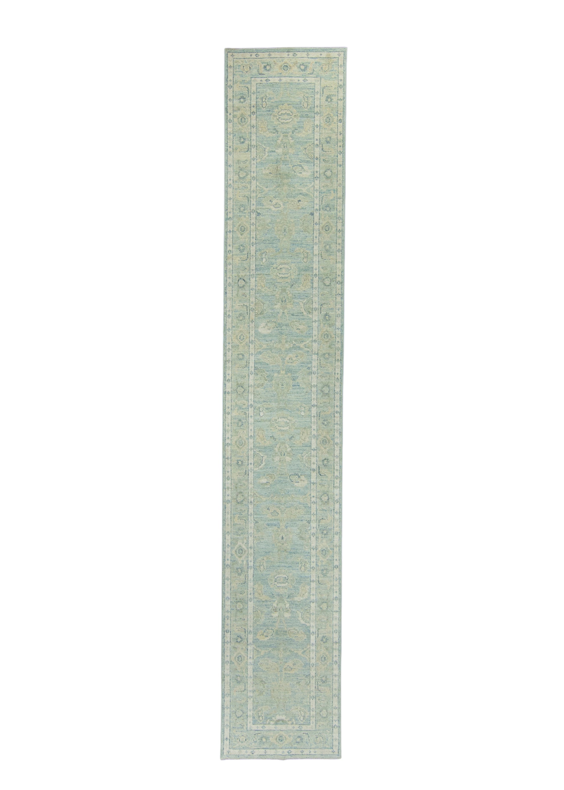 Turkish Oushak Runner Rug 2'9" x 16'3" #17818