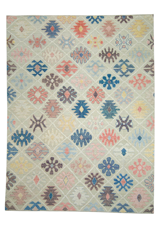 Turkish Kilim Oriental Handmade Flatweave 10'5" x 13'10" #18569