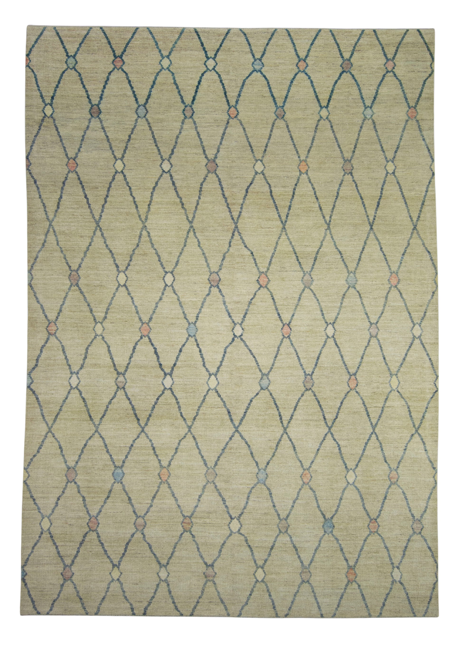 Turkish Oushak Rug 9'2" x 13'1" #18667