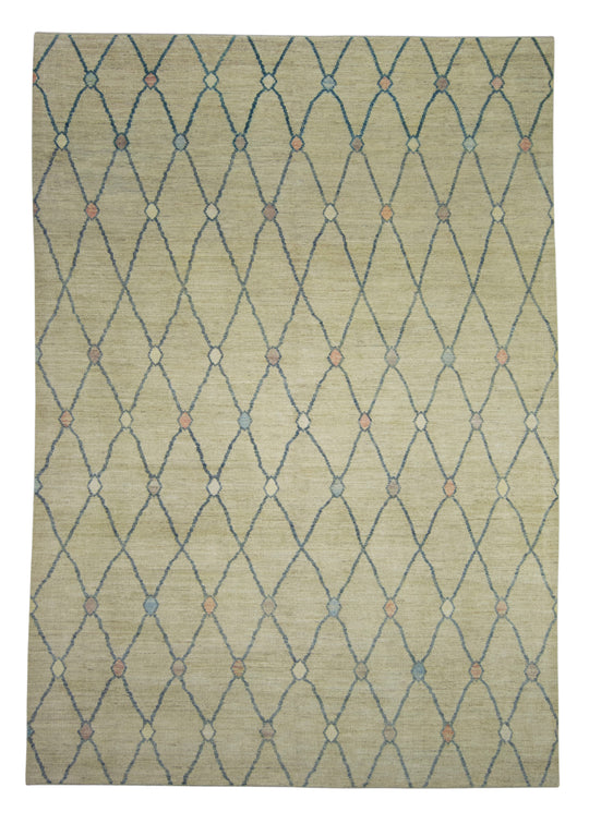 Turkish Oushak Rug 9'2" x 13'1" #18667