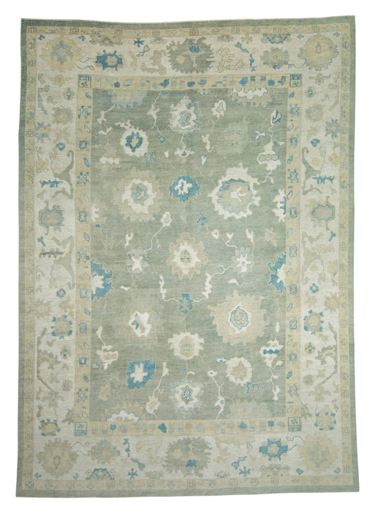 Turkish Oushak Rug 10'1" x 14'1" #18665