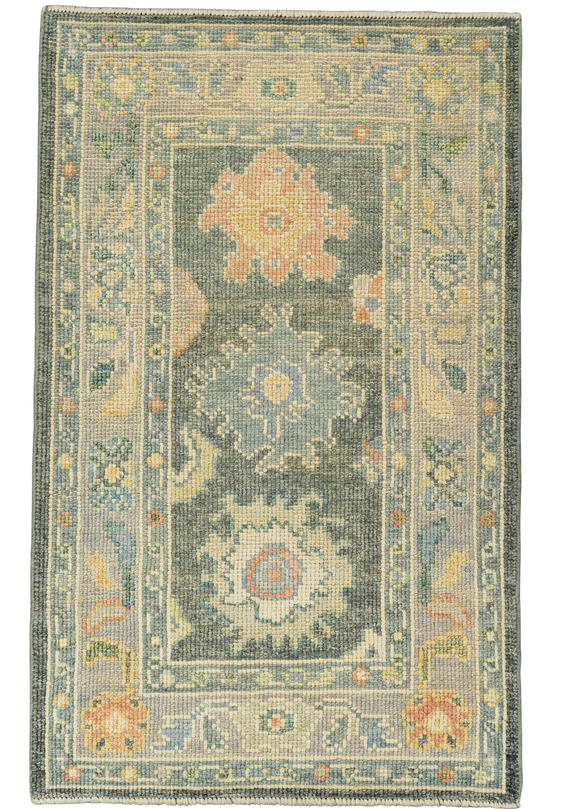 Turkish Oushak Rug 2'3" x 3'6" #22187