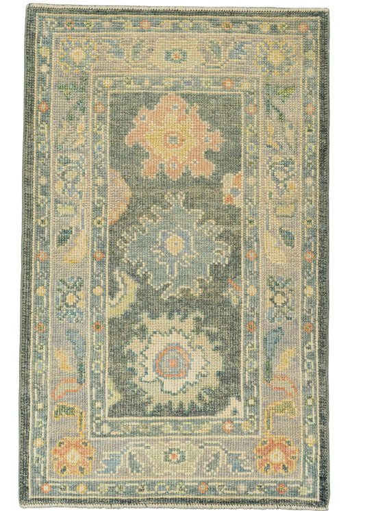 Turkish Oushak Rug 2'3" x 3'6" #22187
