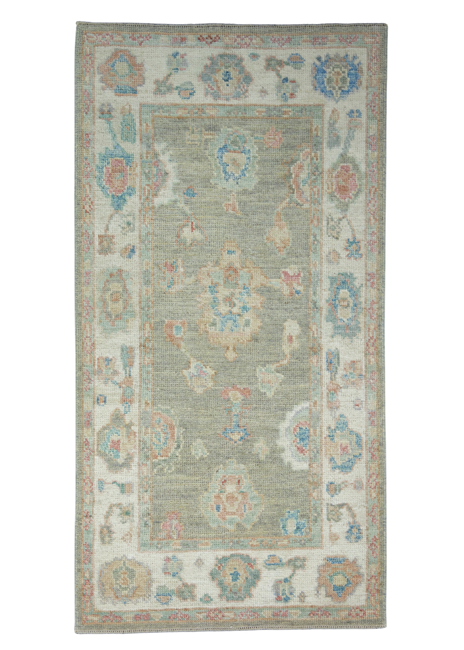 Turkish Oushak Rug 2'10" x 5'5" #17936