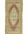 Turkish Mini Rug Oriental Hand Knotted Vintage Rug 1'7" x 3'6" #16618
