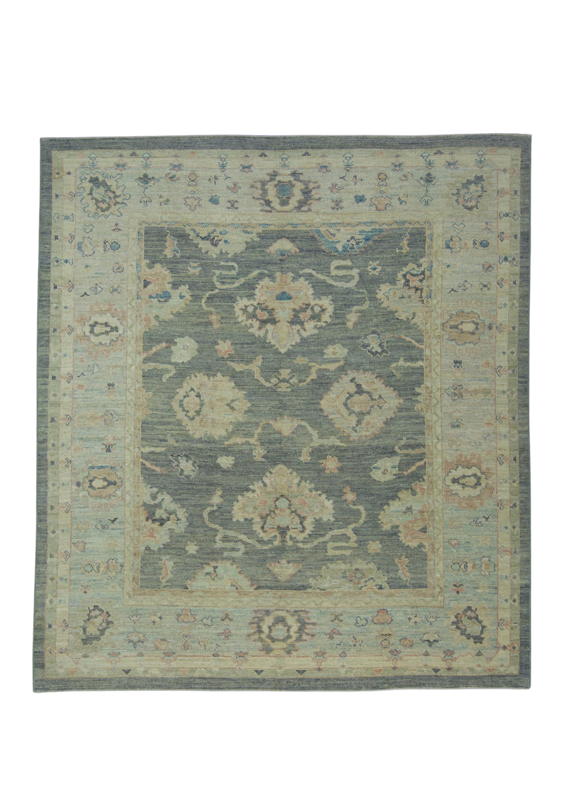 Turkish Oushak Rug 8'3" x 9'2" #17891