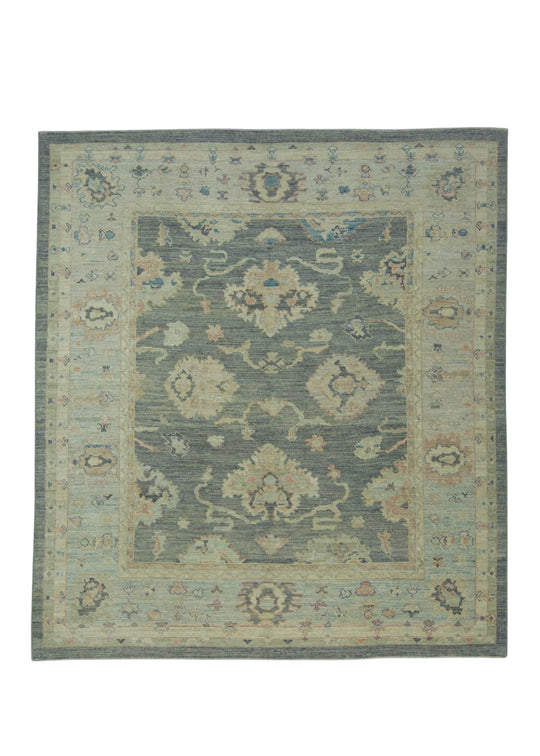 Turkish Oushak Rug 8'3" x 9'2" #17891