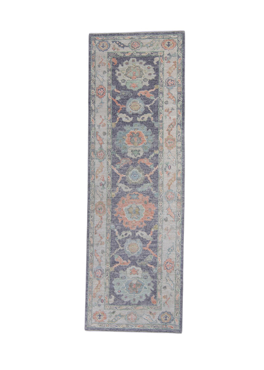 Turkish Oushak Runner Rug 2'8" x 8'2" #16152