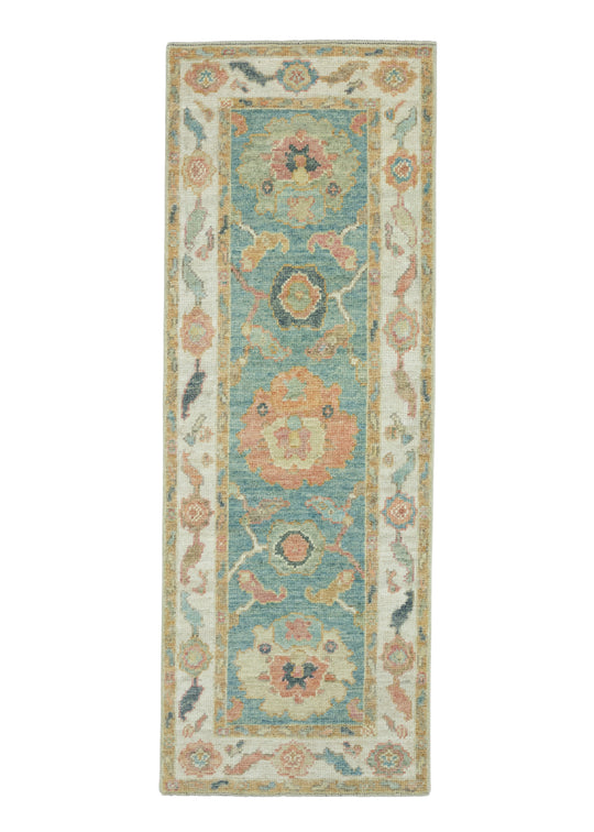 Turkish Oushak Runner Rug 2'3" x 6'2" #17505