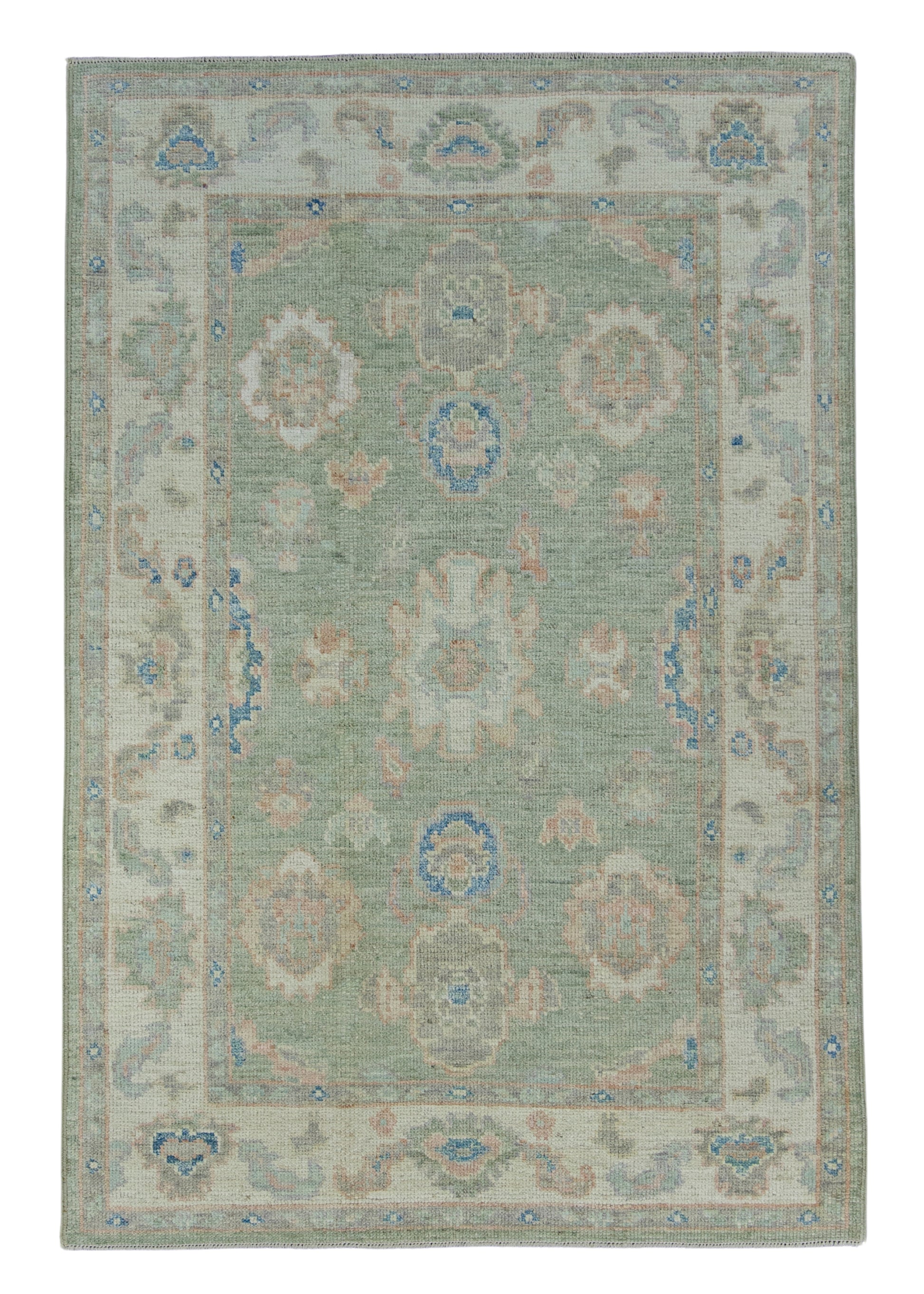 Turkish Oushak Rug 4' x 6' #17928