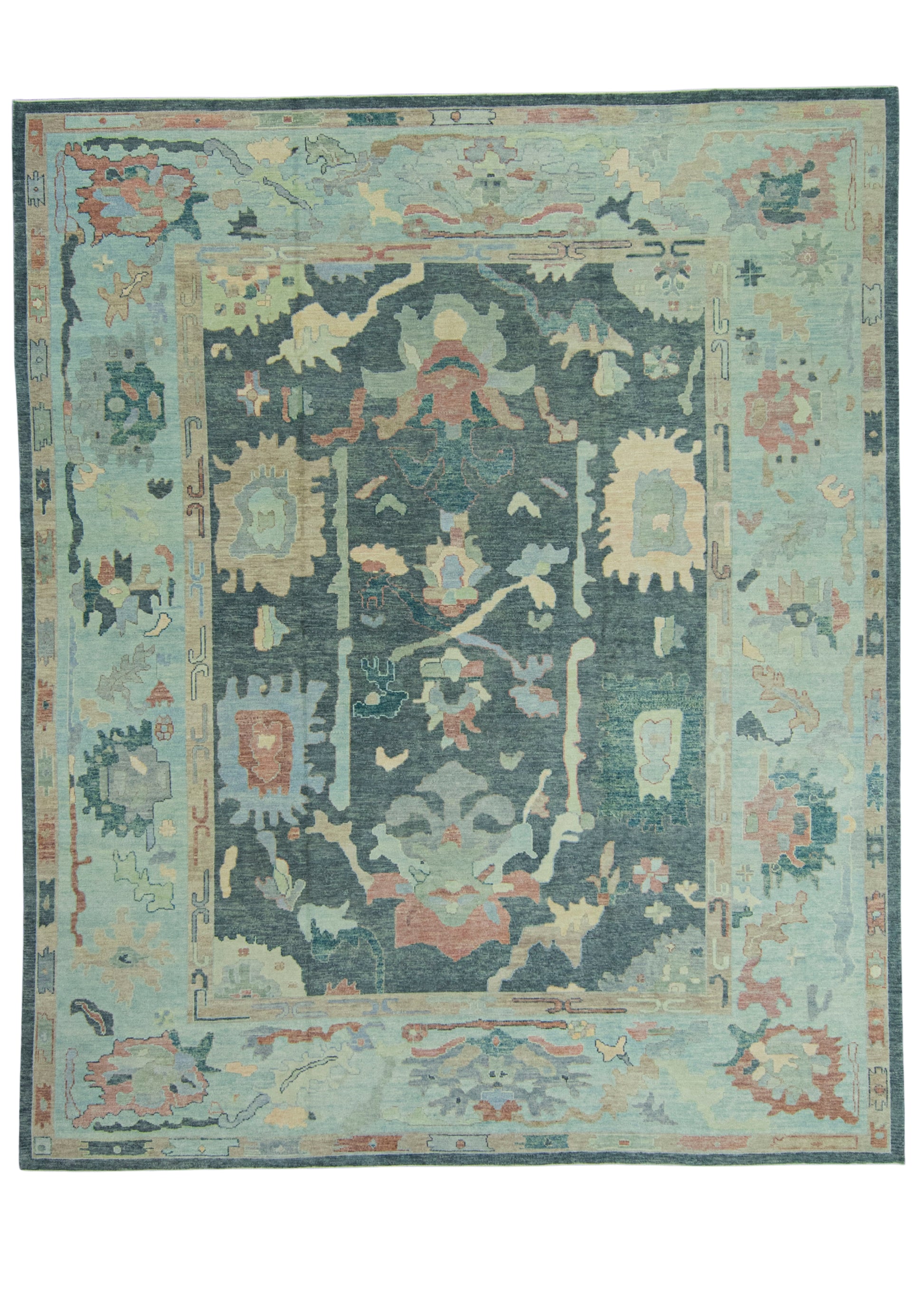 Turkish Oushak Rug 12'2" x 14'9" #19203
