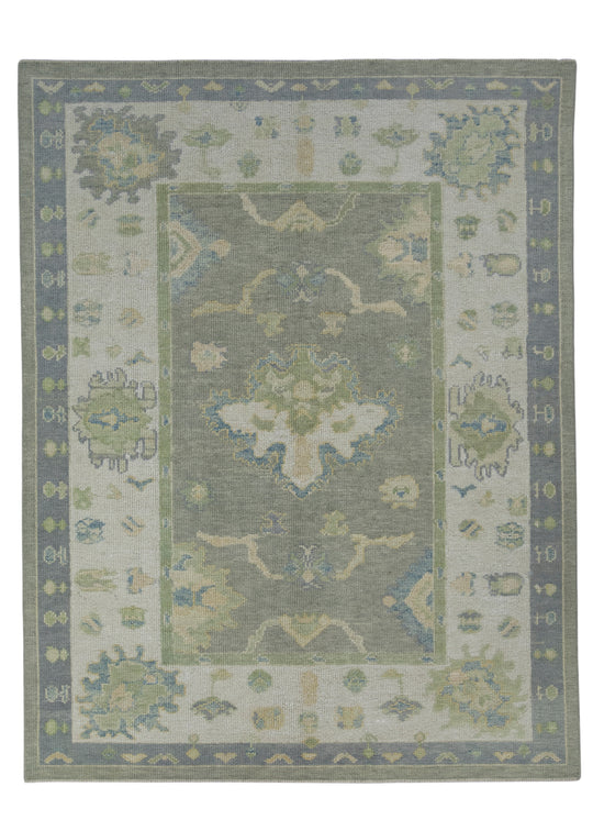 Turkish Oushak Rug 5'3" x 6'9" #17035