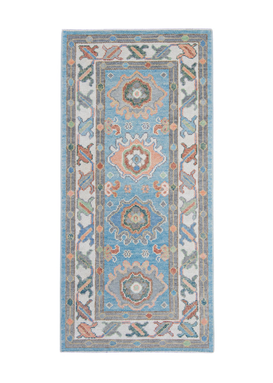 Turkish Oushak Rug 2'9" x 5'10" #16746