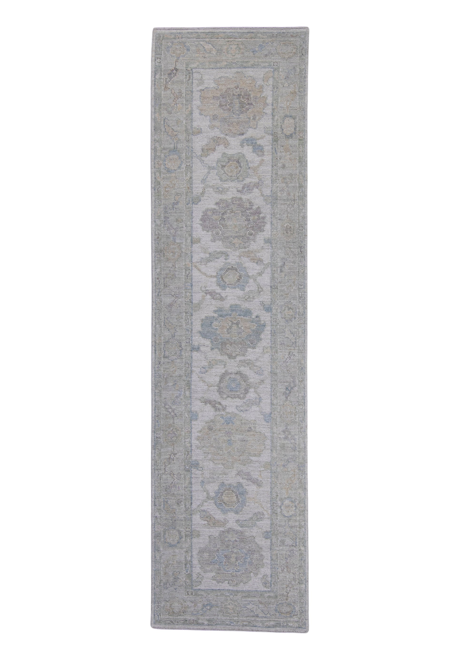 Turkish Oushak Runner Rug 2'9" x 10'4" #16376