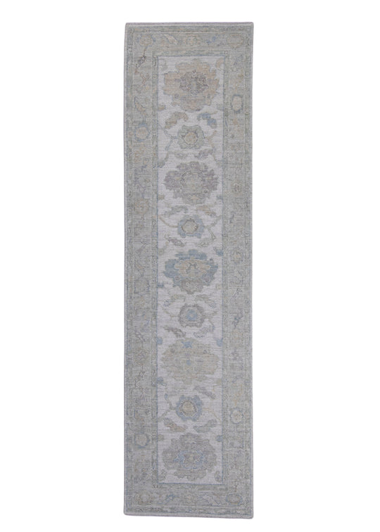 Turkish Oushak Runner Rug 2'9" x 10'4" #16376