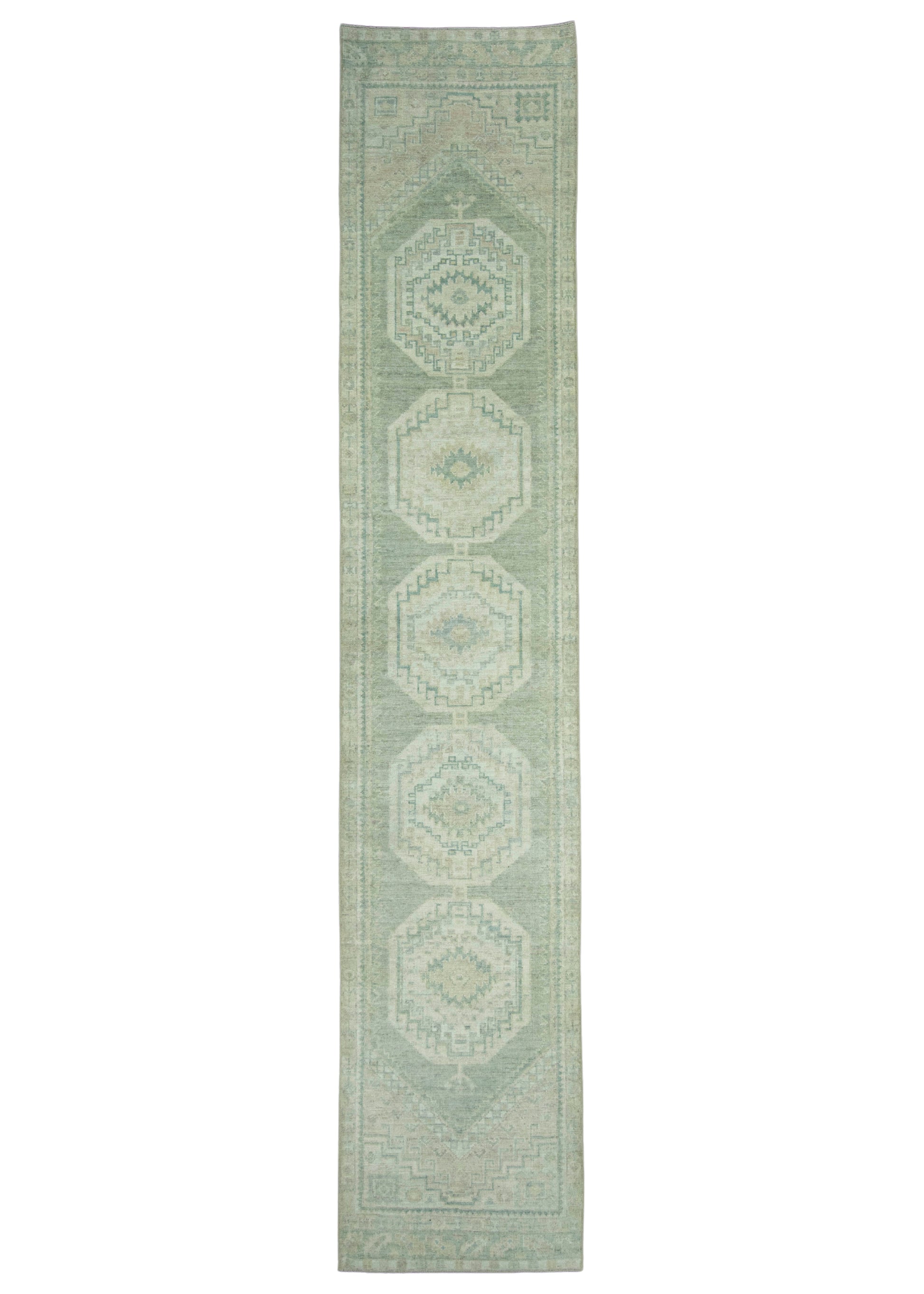 Turkish Oushak Rug 2'11" x 15' #19409
