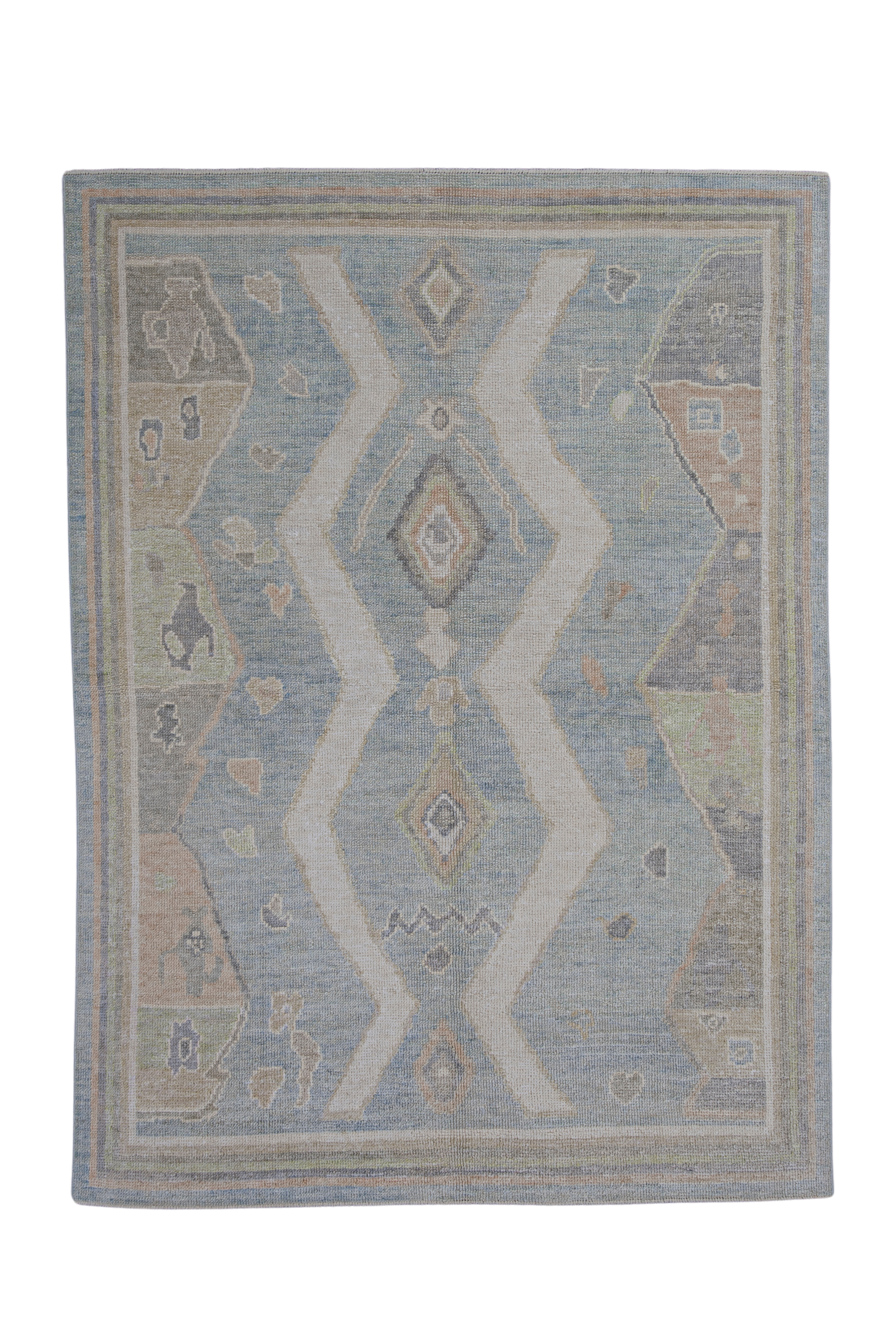 Turkish Oushak Rug 5' x 6'9" #12049