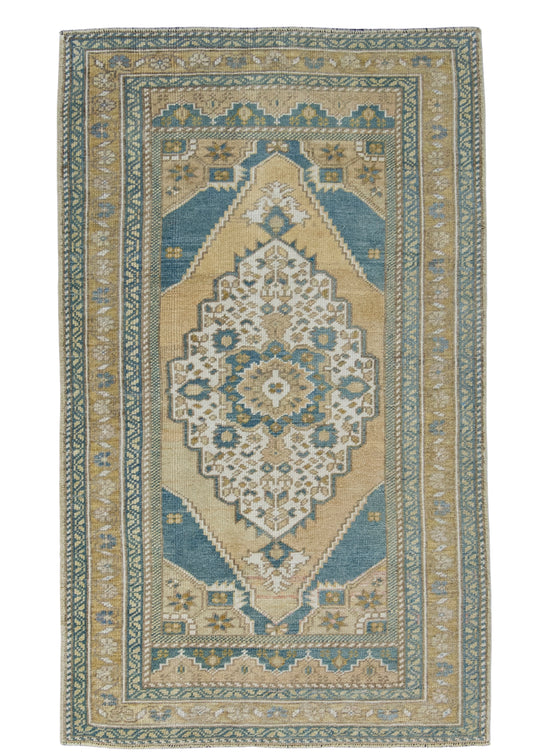 Turkish Vintage Rug 2'10" x 4'8" #17564