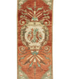 Turkish Mini Rug Oriental Hand Knotted Vintage Rug 1'3" x 3' #21238