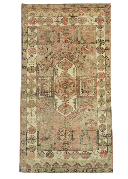 Turkish Vintage Rug 4'4" x 8' #17805