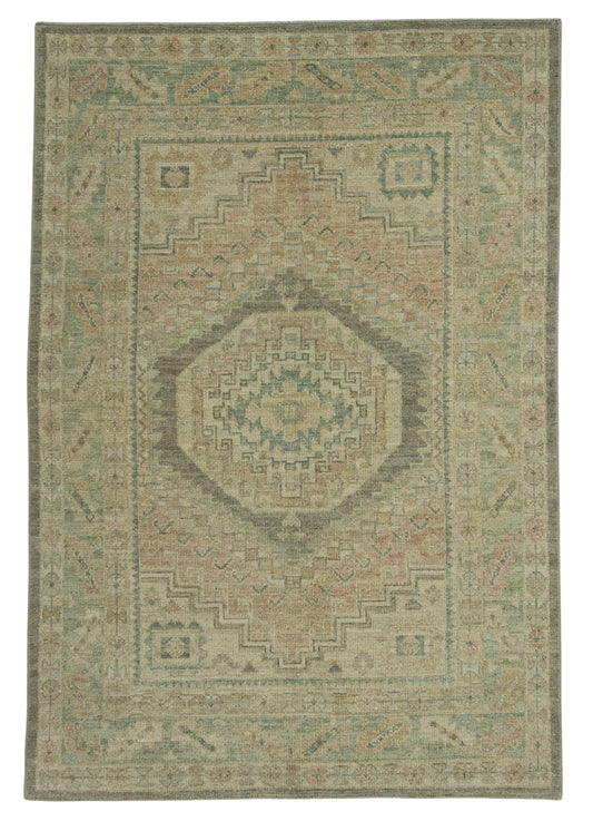 Turkish Oushak Rug 5'1" x 7'4" #20233