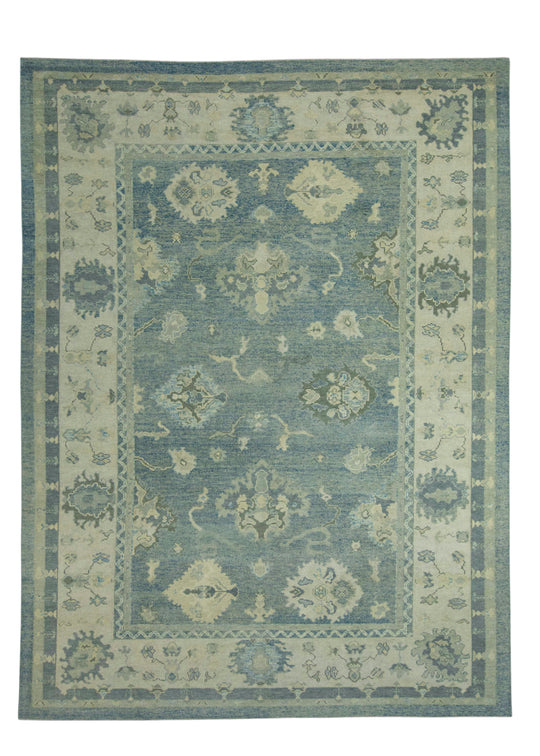 Turkish Oushak Rug 9'1" x 12'2" #18119