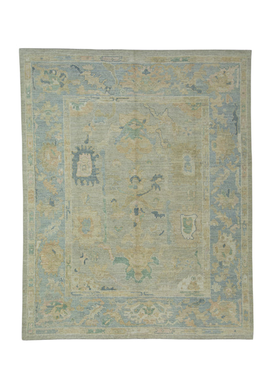Turkish Oushak Rug 8'2" x 10'2" #17475