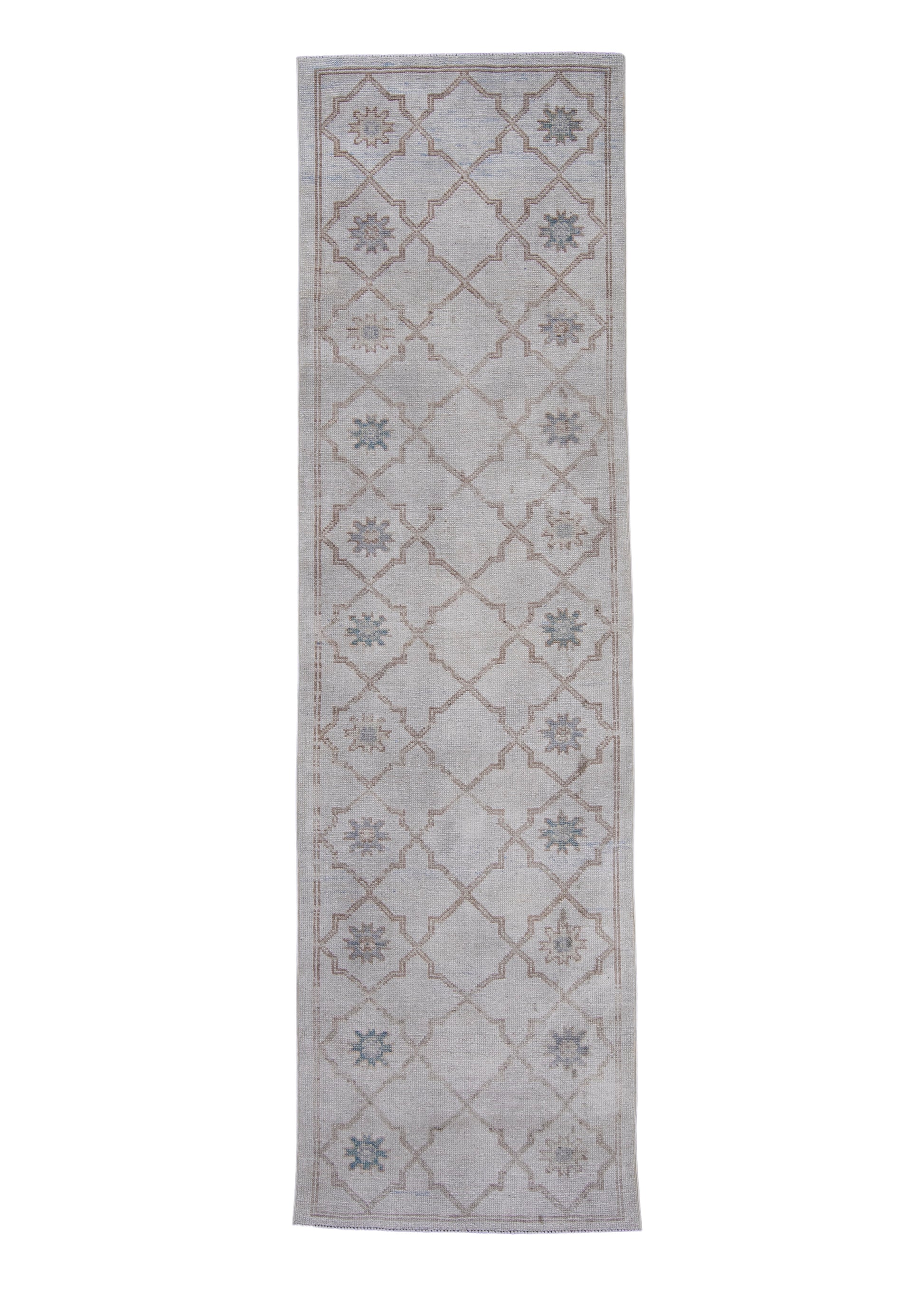 Turkish Oushak Rug 2'11" x 10' #16922