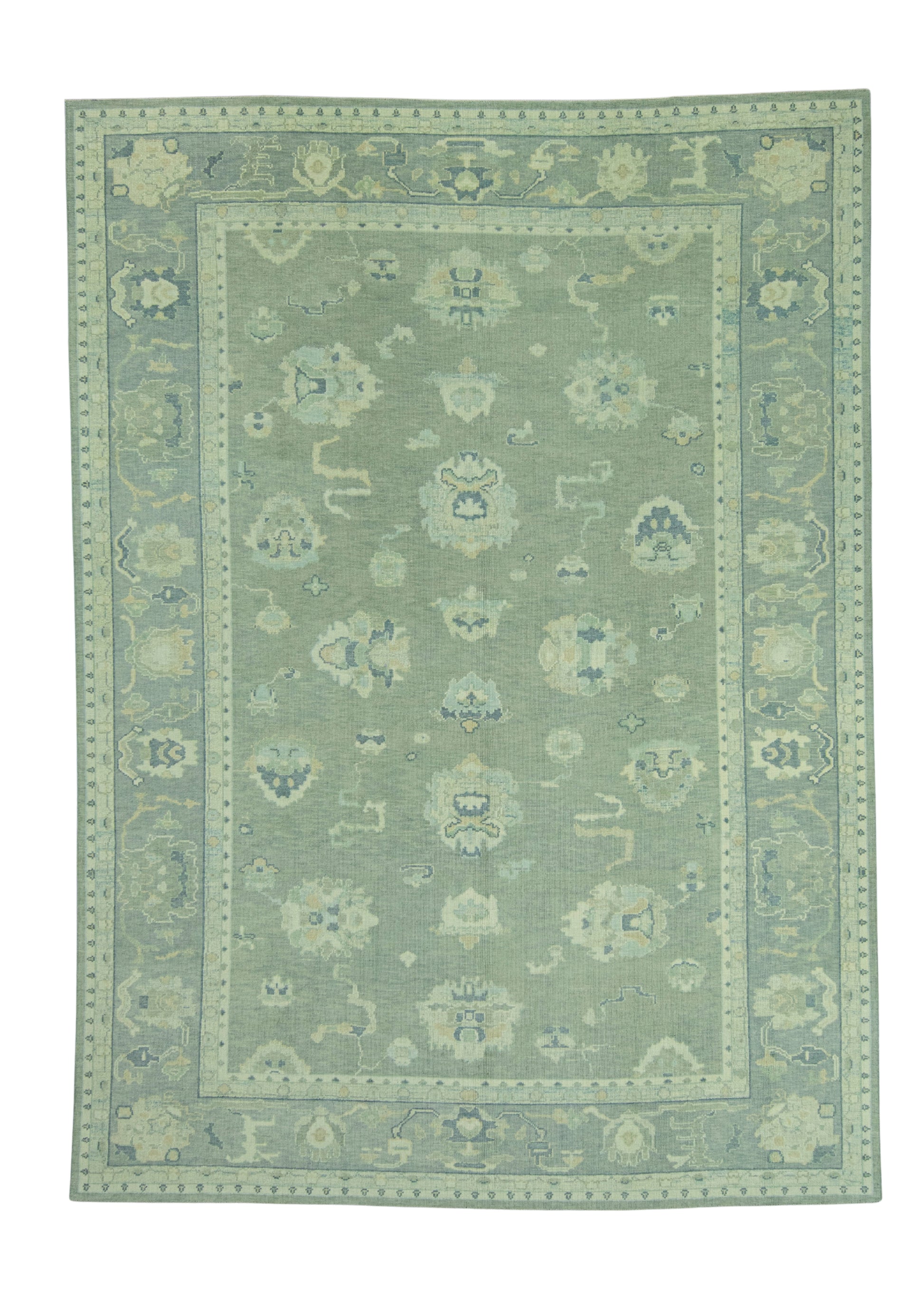 Turkish Oushak Rug 9'11" x 13'7" #19078
