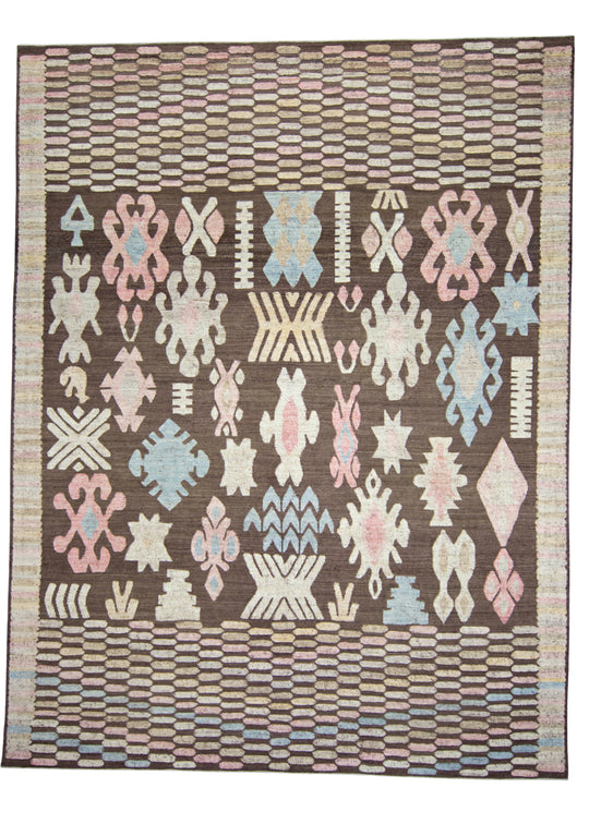 Turkish Kilim Oriental Handmade Flatweave 10'10" x 14'2" #18561