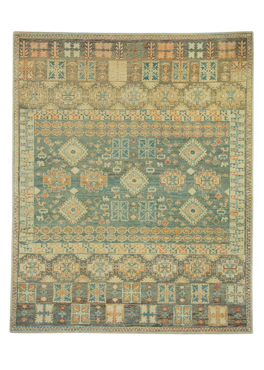 Turkish Old Wool Oushak Rug 7'11" x 9'10" #16862