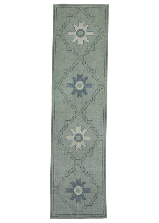 Turkish Oushak Runner Rug 2'11" x 11'2" #18100