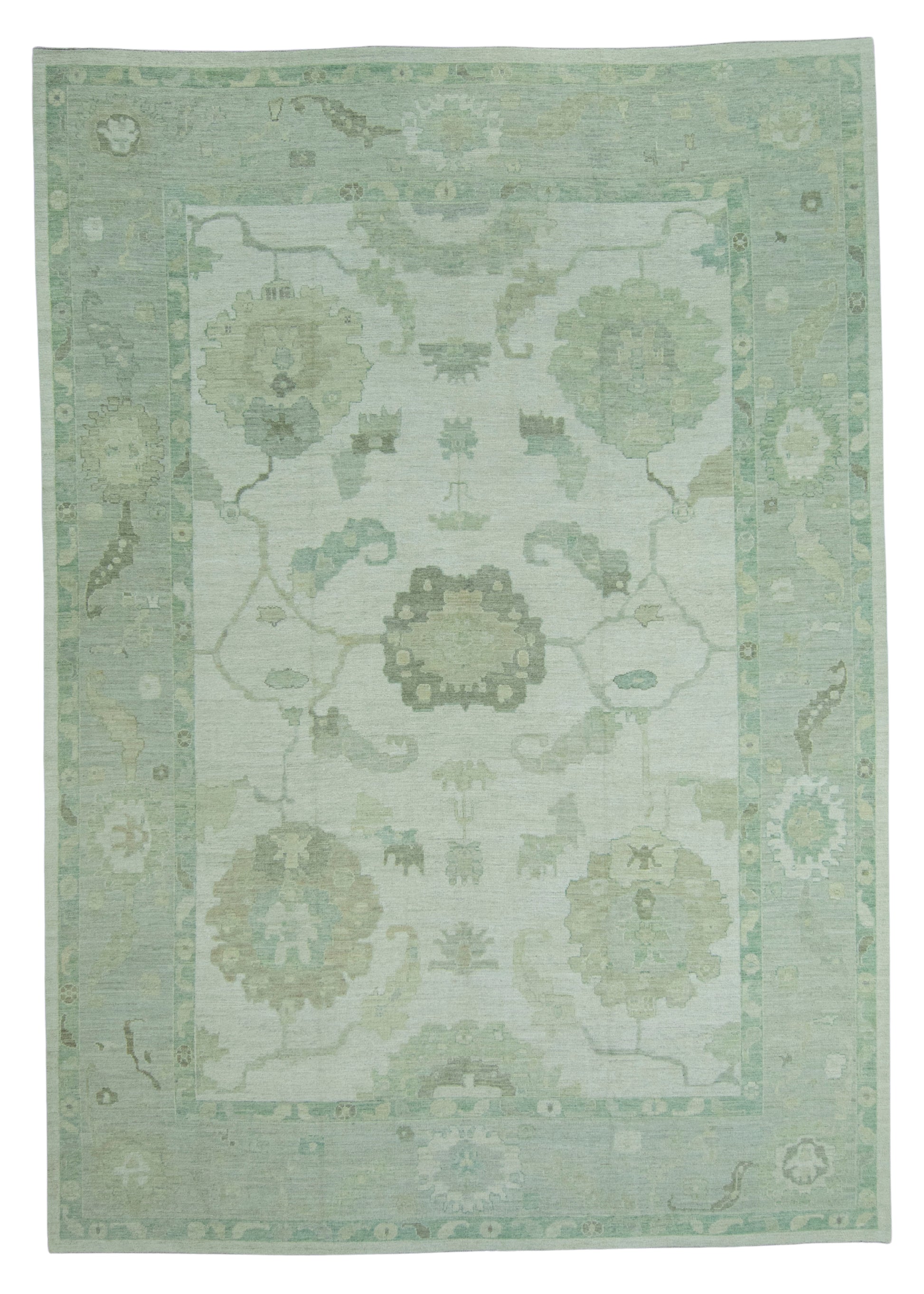 Turkish Oushak Rug 12'6" x 17'9" #19282