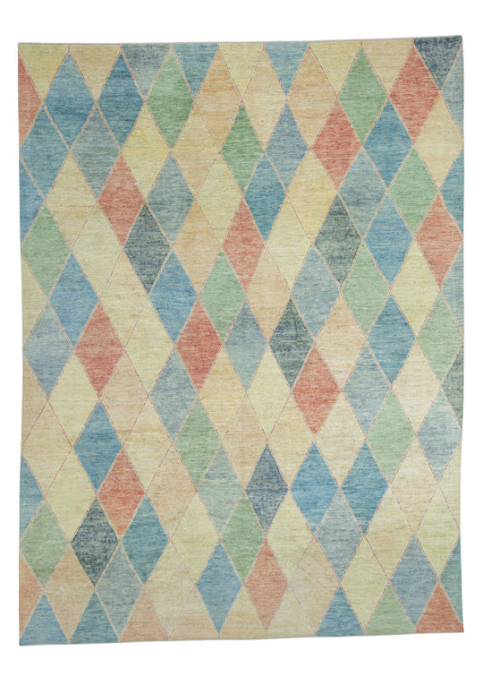 Turkish Oushak Rug 9'3" x 12'4" #18660