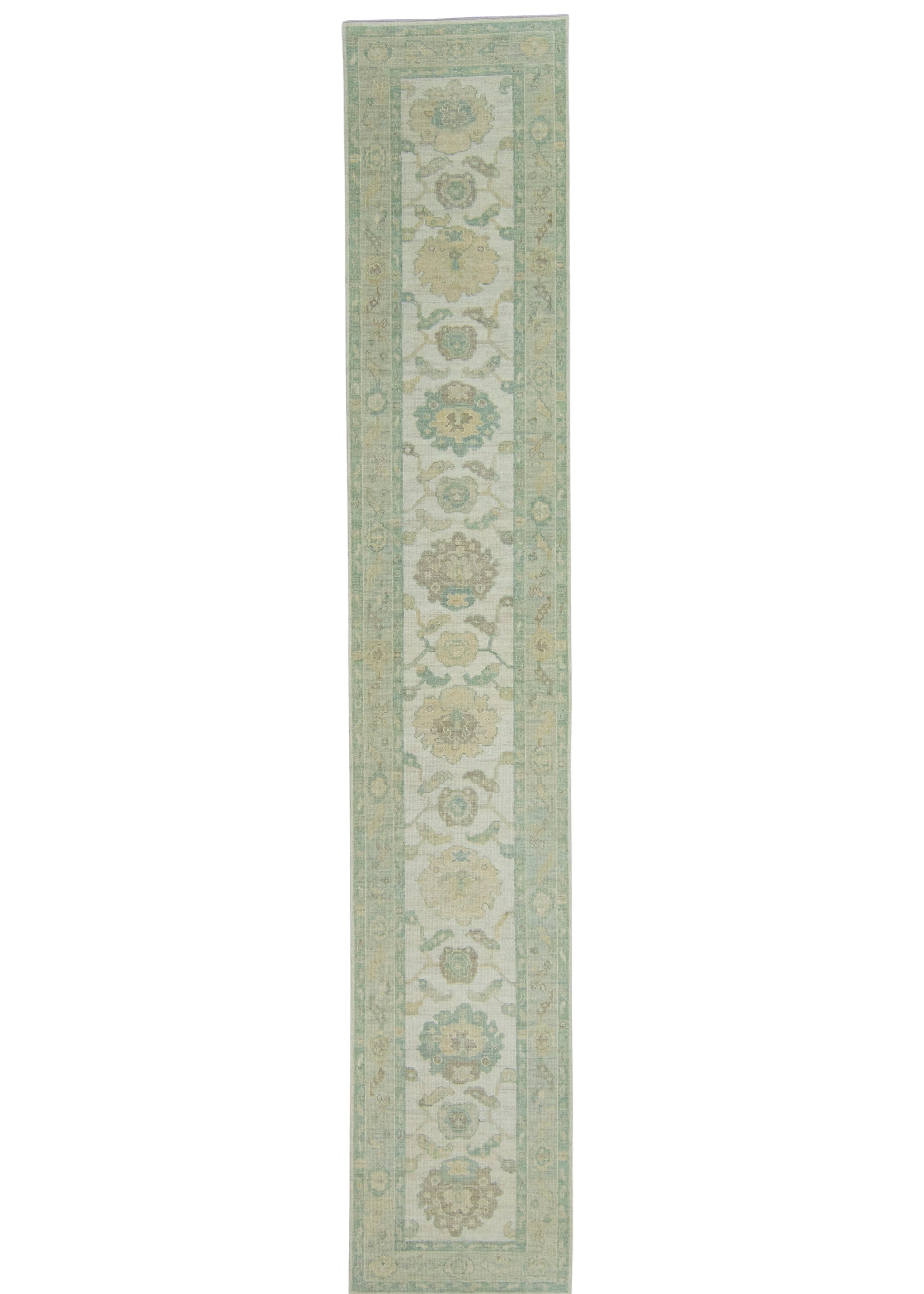 Turkish Oushak Runner Rug 2'10" x 16'3" #17431
