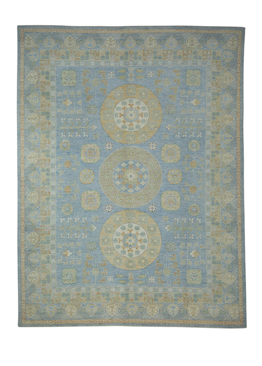 Handwoven Oushak Rug 9'2" x 12'2" #17430