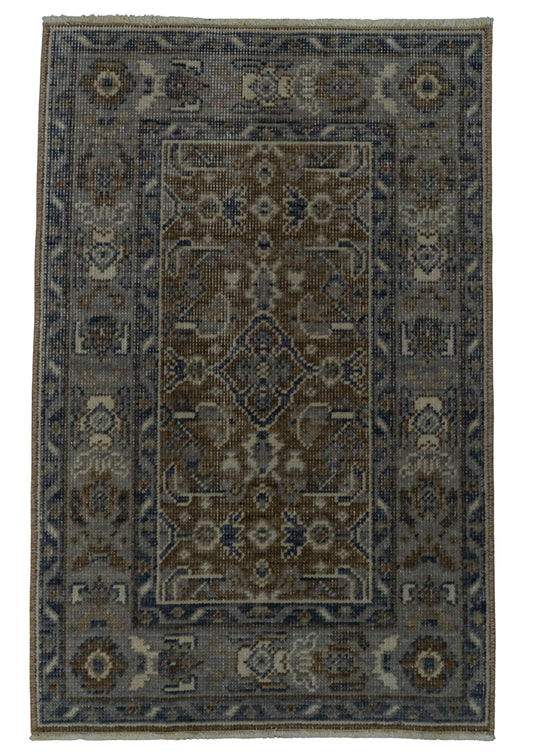 Turkish Oushak Rug 1'7" x 2'5" #20139
